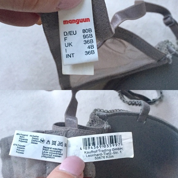 Manguun Gray Padded Bra - Picture 5 of 16